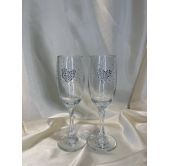 Бокалы для молодожёнов, артикул 016